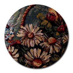Old Embroidery 1 1 Round Mousepads