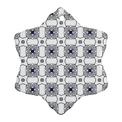 Df Snowland Snowflake Ornament (two Sides) by deformigo