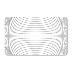 Pattern Background Monochrome Magnet (rectangular)