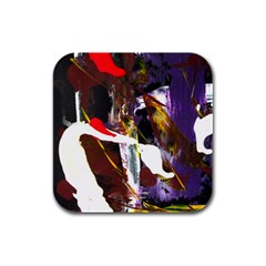 Wildfire 1 1 Rubber Square Coaster (4 Pack)  by bestdesignintheworld