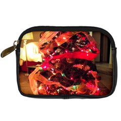 Christmas Tree  1 3 Digital Camera Leather Case by bestdesignintheworld