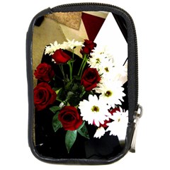 Roses 1 2 Compact Camera Leather Case by bestdesignintheworld