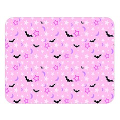 Spooky Pastel Goth  Double Sided Flano Blanket (large) 
