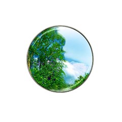 Airbrushed Sky Hat Clip Ball Marker (4 Pack) by Fractalsandkaleidoscopes