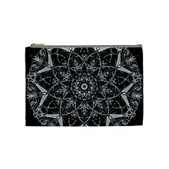 Black And White Pattern Cosmetic Bag (medium) by Sobalvarro