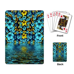 Flower Island And A Horizon Playing Cards Single Design (rectangle) by pepitasart