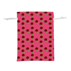 Rose In Mexican Pink Lightweight Drawstring Pouch (s) by snowwhitegirl