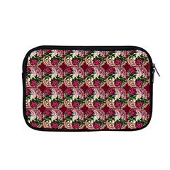 Doily Rose Pattern Red Apple Macbook Pro 13  Zipper Case by snowwhitegirl