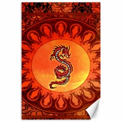 Wonderful Chinese Dragon Canvas 24  X 36  by FantasyWorld7