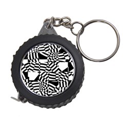 Black And White Crazy Pattern Measuring Tape by Sobalvarro