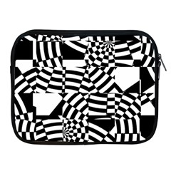 Black And White Crazy Pattern Apple Ipad 2/3/4 Zipper Cases by Sobalvarro