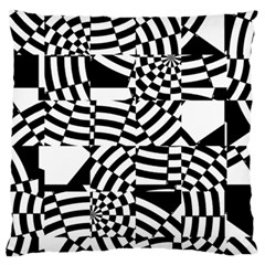 Black And White Crazy Pattern Standard Flano Cushion Case (two Sides) by Sobalvarro