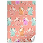 Cute Kawaii Kittens Seamless Pattern Canvas 20  x 30 