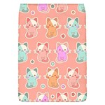 Cute Kawaii Kittens Seamless Pattern Removable Flap Cover (L)