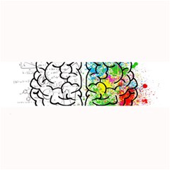 Brain Mind Psychology Idea Drawing Large Bar Mats by Wegoenart
