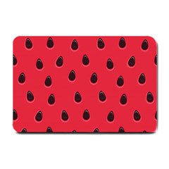 Seamless Watermelon Surface Texture Small Doormat  by Nexatart