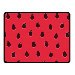 Seamless Watermelon Surface Texture Fleece Blanket (small) by Nexatart