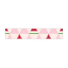 Seamless Pattern Watermelon Slices Geometric Style Flano Scarf (mini) by Nexatart