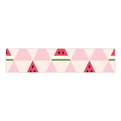 Seamless Pattern Watermelon Slices Geometric Style Velvet Scrunchie by Nexatart