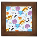 Animal Faces Collection Framed Tile