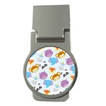 Animal Faces Collection Money Clips (Round) 