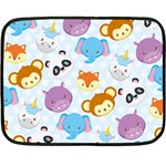 Animal Faces Collection Fleece Blanket (Mini)