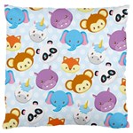 Animal Faces Collection Large Cushion Case (Two Sides)