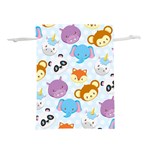 Animal Faces Collection Lightweight Drawstring Pouch (S)