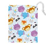 Animal Faces Collection Drawstring Pouch (5XL)