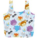 Animal Faces Collection Full Print Recycle Bag (XXXL)