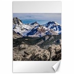 El Chalten Landcape Andes Patagonian Mountains, Agentina Canvas 12  X 18  by dflcprintsclothing