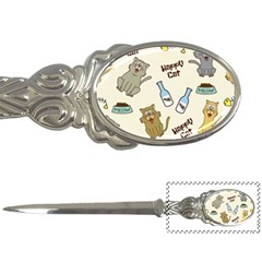 Happy Cats Pattern Background Letter Opener by Vaneshart