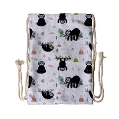 Cute Sloths Drawstring Bag (small) by Sobalvarro