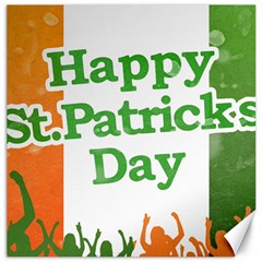 Happy St Patricks Day Design Canvas 20  X 20  by dflcprintsclothing