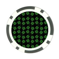 St Patricks Day Poker Chip Card Guard by Valentinaart