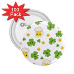 St patricks day 2.25  Buttons (100 pack) 