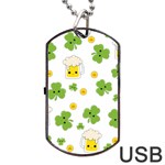 St patricks day Dog Tag USB Flash (Two Sides) Front