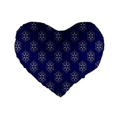 Madalefolowers Standard 16  Premium Flano Heart Shape Cushions by Sparkle