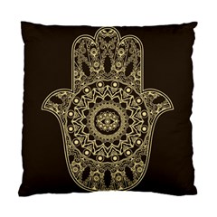 Hamsa Hand Drawn Symbol With Flower Decorative Pattern Standard Cushion Case (two Sides) by Wegoenart