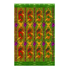 Sakura Blossoms Popart Shower Curtain 48  X 72  (small)  by pepitasart