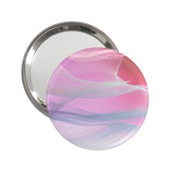 Pink Fractal 2 25  Handbag Mirrors by Sparkle