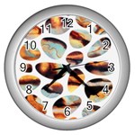 Gems Wall Clock (Silver)