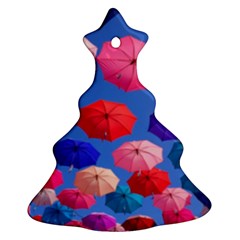 Rainbow Umbrella Ornament (christmas Tree)  by Sparkle