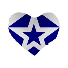 Logo Of League Of Nations Standard 16  Premium Flano Heart Shape Cushions by abbeyz71