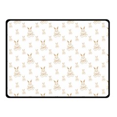 Happy Easter Motif Print Pattern Double Sided Fleece Blanket (small)  by dflcprintsclothing