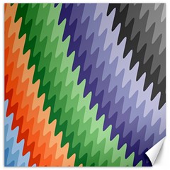 Zigzag Waves Canvas 20  X 20  by Sparkle