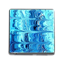 Blue Waves Memory Card Reader (square 5 Slot) by Sparkle