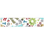Seamless Pattern Vector With Funny Robots Cartoon Small Flano Scarf