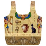 Egypt Horizontal Illustration Full Print Recycle Bag (XL)