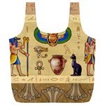 Egypt Horizontal Illustration Full Print Recycle Bag (XXL)